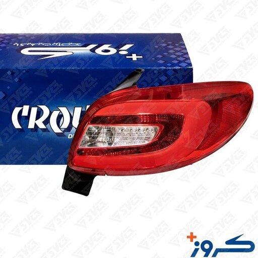چراغ خطر عقب راست ( با لامپ ) پژو 207 کروز